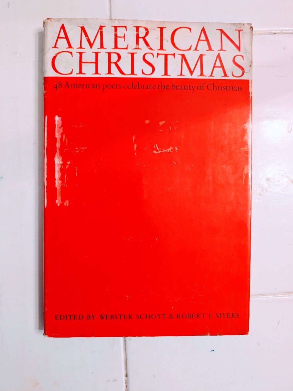 VTG 1965 American Christmas Hallmark 1st Ed HC DJ Poetry Anthology 48 Poets Book